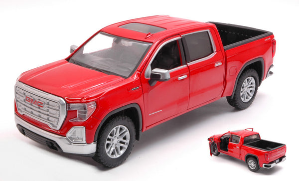 GMC SIERRA 1500 SLT CREW CAB 2019 RED 1:27