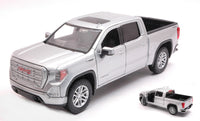 GMC SIERRA 1500 SLT CREW CAB 2019 SILVER 1:27