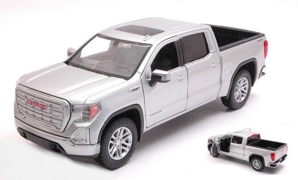 GMC SIERRA 1500 SLT CREW CAB 2019 SILVER 1:27