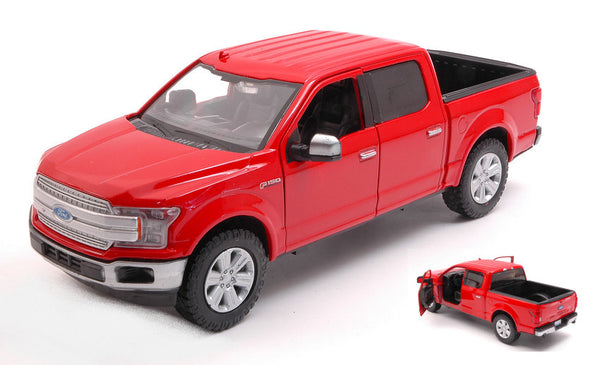 FORD F-150 LARIAT CREW CAB 2019 RED 1:27