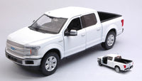 FORD F-150 LARIAT CREW CAB 2019 WHITE 1:27