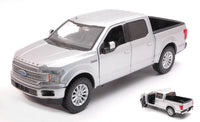 FORD F-150 LIMITED CREW CAB 2019 SILVER 1:27