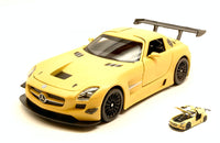 MERCEDES SLS AMG GT3 2012 SATIN SERIES MATT YELLOW 1:24