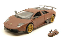 LAMBORGHINI MURCIELAGO LP670-4 SV 2010 SATIN SERIES MATT BROWN 1:24