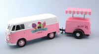 VW 12 VAN "ICE CREAM SET" 1:24