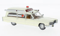 CADILLAC S&S AMBULANCE WHITE 1:43