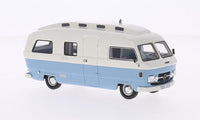 MERCEDES L206D ORION II CAMPER WHITE/LIGHT BLUE 1:43