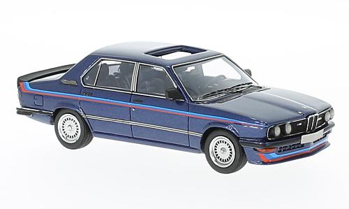 BMW M535i DARK 1978 BLUE/WHITE 1:43