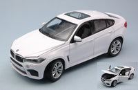 BMW X6 M 2018 WHITE 1:24