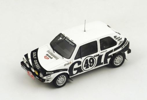 VW GOLF DIESEL N.49 ACCIDENT MONTE CARLO 1978 J.KLEINT-A.HANSCH 1:43