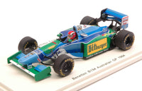 BENETTON B194 J.HERBERT 1994 N.6 RETIRED AUSTRALIAN GP 1:43