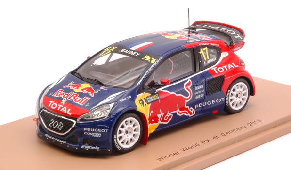 PEUGEOT 208 N.17 WINNER WRX GERMANY 2015 DAVY JEANNEY 1:43