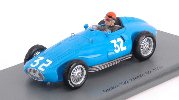 GORDINI T32 H.DA SILVA RAMOS 1956 N.32 8th FRENCH GP 1:43