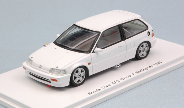 HONDA CIVIC EF3 GROUP A 1988 WHITE 1:43