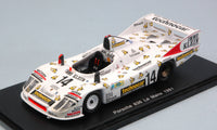 PORSCHE 908/80 N.14 ACCIDENT LM 1981 D.WHITTINGTON-R.JOEST-K.NIEDZWIEDZ