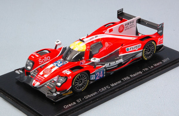 ORECA 07 GIBSON N.24 8th LM 2017 GRAVES-HIRSCHI-VERGNE 1:43