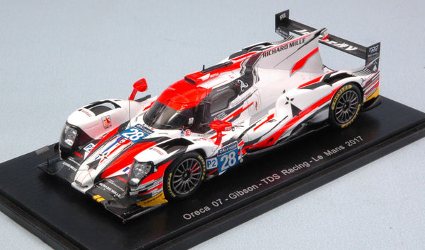 ORECA 07 GIBSON N.28 DNF LM 2017 PERRODO-VAXIVIERE-COLLARD 1:43