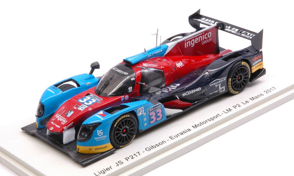 LIGIER JS P217 GIBSON N.33 16th LM 2017 J.NICOLET-P.NICOLET-MARIS 1:43