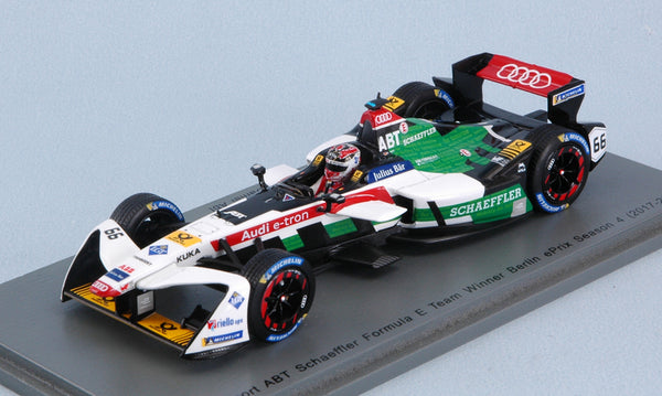 AUDI N.66 WINNER BERLIN FORMULA E SEASON 4 (2017-2018) D.ABT 1:43