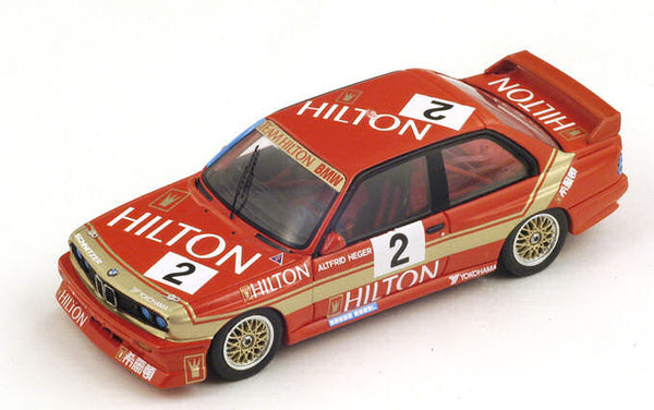 BMW E30 M3 N.2 WINNER MACAU GUIA RACE 1988 A.HEGER 1:43