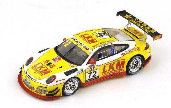 PORSCHE GT3 R N.72 8th MACAU GP GT CUP 2014 E.BAMBER 1:43