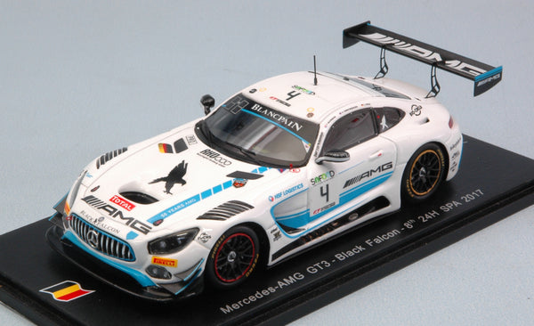 MERCEDES GT3 N.4 8th 24H SPA 2017 STOLZ-CHRISTODOULOU-BUURMAN 1:43