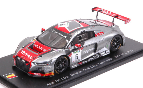 AUDI R8 LMS N.6 NC 24H SPA 2017 RICHELMI-BERTHON-TRELUYER 1:43