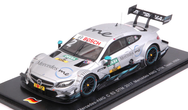 MERCEDES C63 N.2 10th DTM 2017 G.PAFFETT 1:43