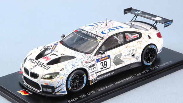 BMW M6 N.39 2nd VLN 2016 ROUND 3 L.LUHR-M.TOMCZYK-J.EDWARDS 1:43