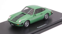 PORSCHE 911 COUPE  GREEN/BLACK 1:43