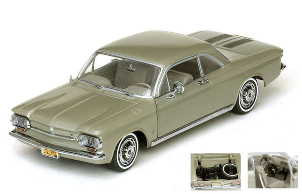 CHEVROLET CORVAIR COUPE  1963 AUTUMN GOLD 1:18
