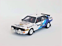 AUDI QUATTRO N.10 SWEDISH RALLY 1985 WILSON-HARRIS 1:43