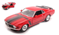 FORD MUSTANG BOSS 302 1970 RED 1:24