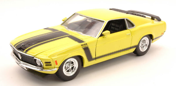FORD MUSTANG BOSS 1970 YELLOW 1:24