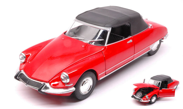 CITROEN DS 19 1956 CABRIOLET SOFT TOP RED 1:24