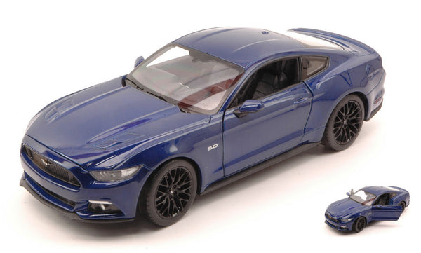 FORD MUSTANG GT 2015 BLUE 1:24