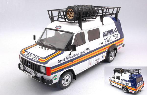 FORD TRANSIT MK II ROTHMANS WITH ROOF ACCESORIES 1:18