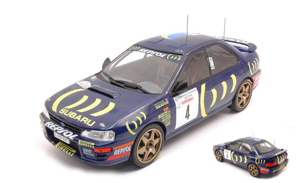 SUBARU IMPREZA 555 N.4 RALLY CATALUNYA 1995 MCRAE-RINGER 1:18