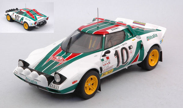 LANCIA STRATOS HF N.10 RALLY MONTE CARLO 1976 MUNARI-MAIGA 1:24