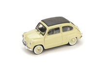 FIAT 600 CONVERTIBILE CHIUSA 1956 BEIGE CHIARO 1:43