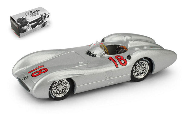 MERCEDES W 196 M.FANGIO 1954 N.18 FRANCE GP WORLD CHAMPION 1:43