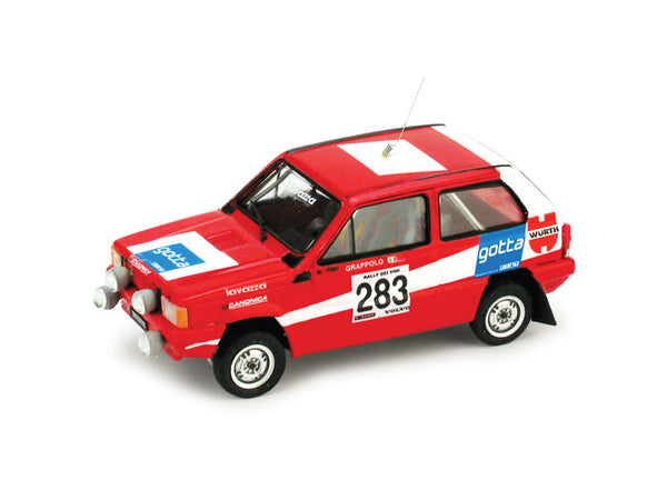 FIAT PANDA N.283 RALLY DEI VINI 1981 N.283 TRANSKIT ARENA MODELLI 1:43