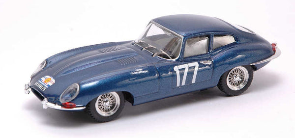 JAGUAR E COUPE  N.177 DNF TOUR D.FRANCE 1963 CARDI-KLUKASZENWSKI 1:43