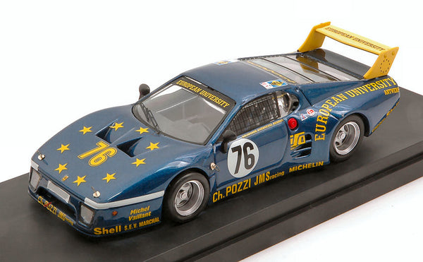 فيراري 512 BB N.76 10th LM 1980 XHENCEVAL-DIUDONNE -REGOUT 1:43