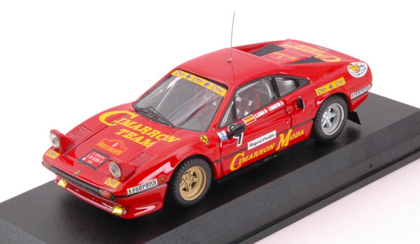 فيراري 308 GTB N.9 حادث كاتالونيا 1985 C.CABA-J.MARTIN 1:43