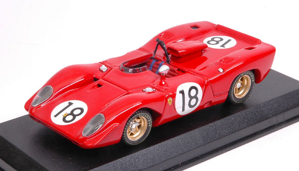 FERRARI 312P SPYDER N.18 LE MANS TEST 1967 BRAMBILLA-SCHETTY 1:43