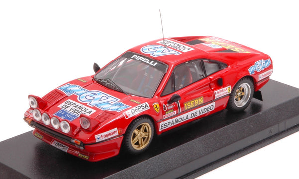 FERRARI 308 GTB N.1 RALLY DI SPAGNA 1984 ZANINI-OSONA 1:43