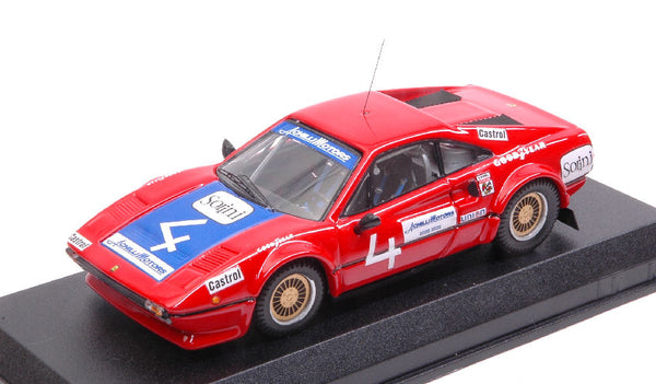 فيراري 308 GTB كوبيه N.4 59th DAYTONA 1978 MALLET-ROM.-BONDURANT 1:43