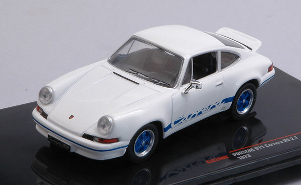 PORSCHE 911 CARRERA RS 2.7 1973 WHITE-BLUE 1:43