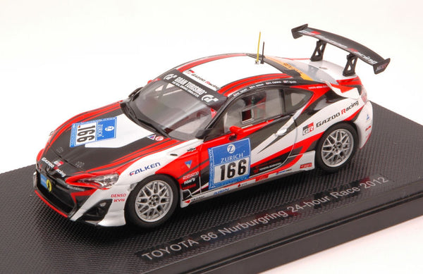 TOYOTA 86 N.166 NURBURGRING 2012 TAKAKI-ISHIURA-OSHIMA-IGUCHI 1:43